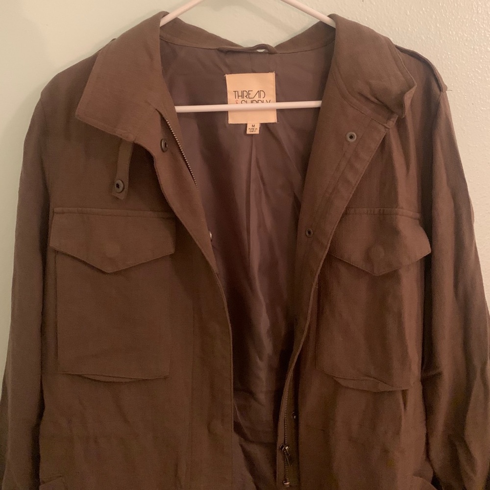 Green Utility Jacket - Picture 3 of 5